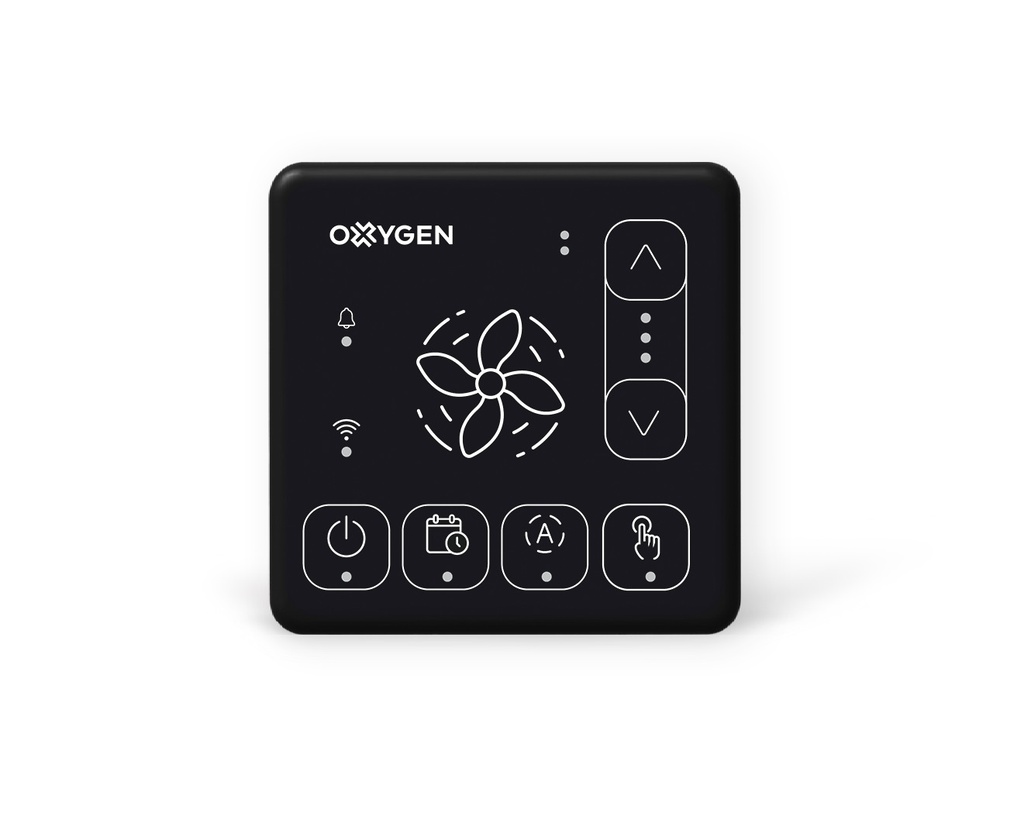 Easy control panel with WiFi and Bluetooth black