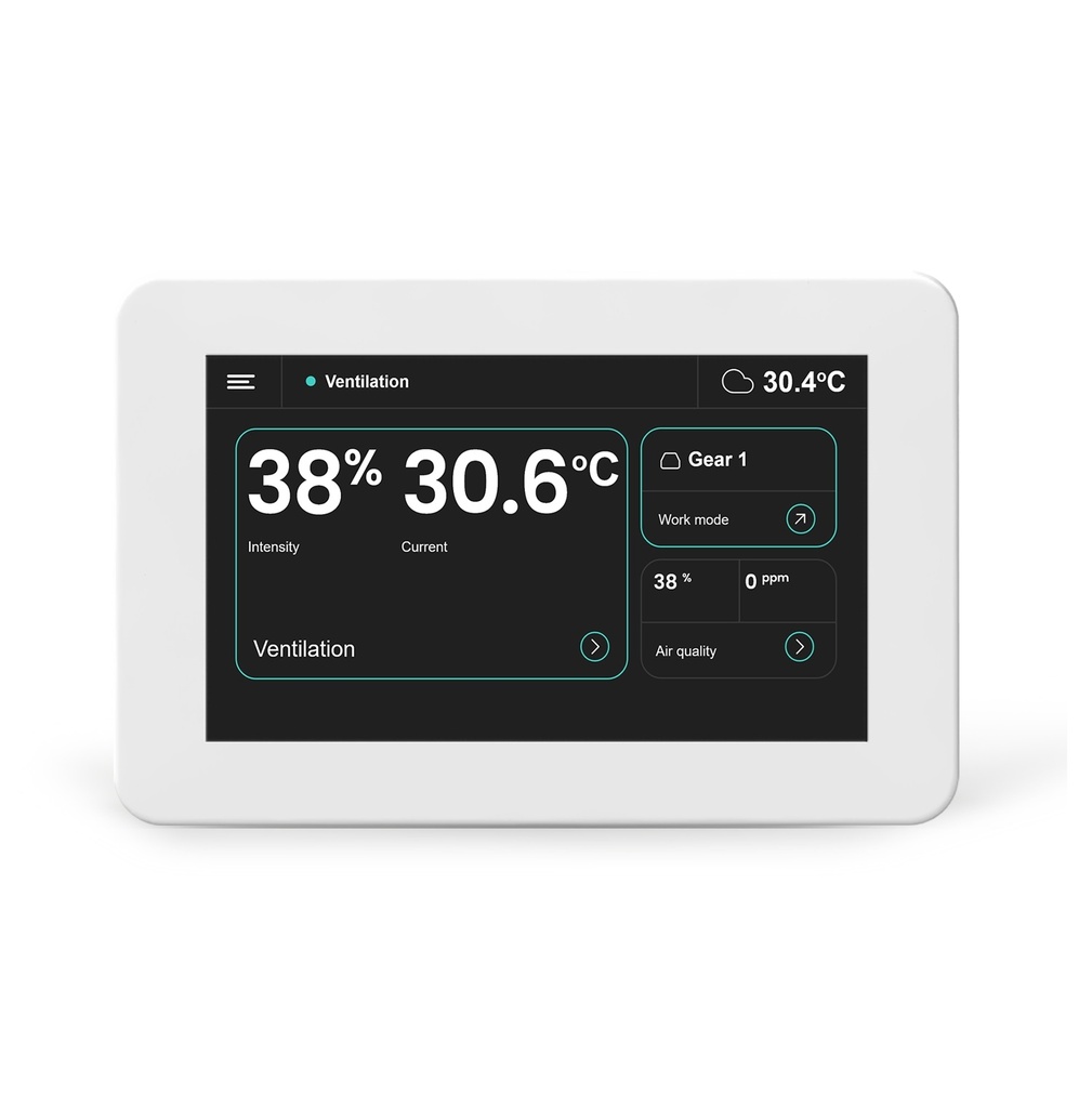 LCD SimpleTouch panel with WiFi and Bluetooth white
