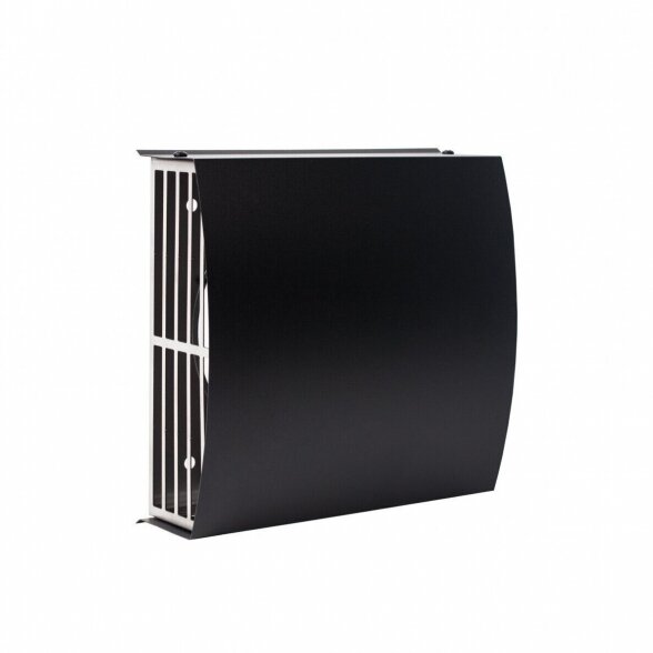Outdoor grille 125 mm black (ST125)