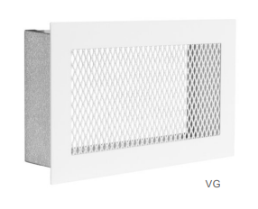 Ventiliacijos grotelės su tinkleliu 100x200mm (VG12)