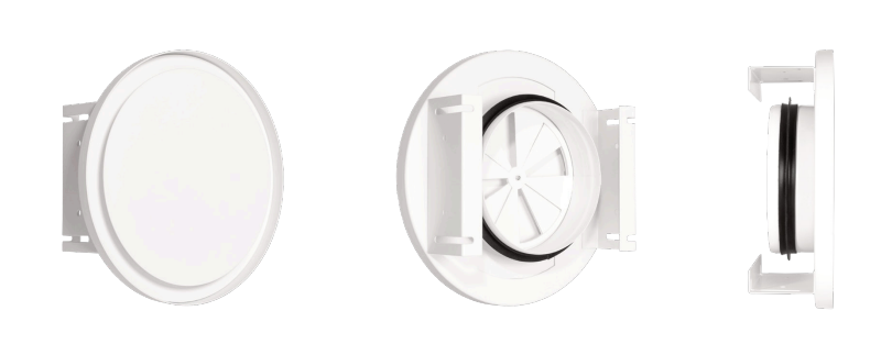 Vėdinimo difuzorius berėmis apvalus oro padavimui/ištraukimui 125mm DAG125