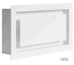 Ventiliacijos difuzorius stačiakampis 100x200mm (VPG12)