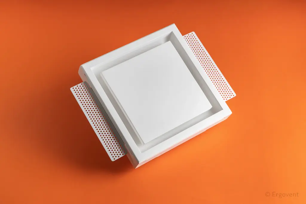 Ergovent diffuser square KVADRO125 125mm KV125 