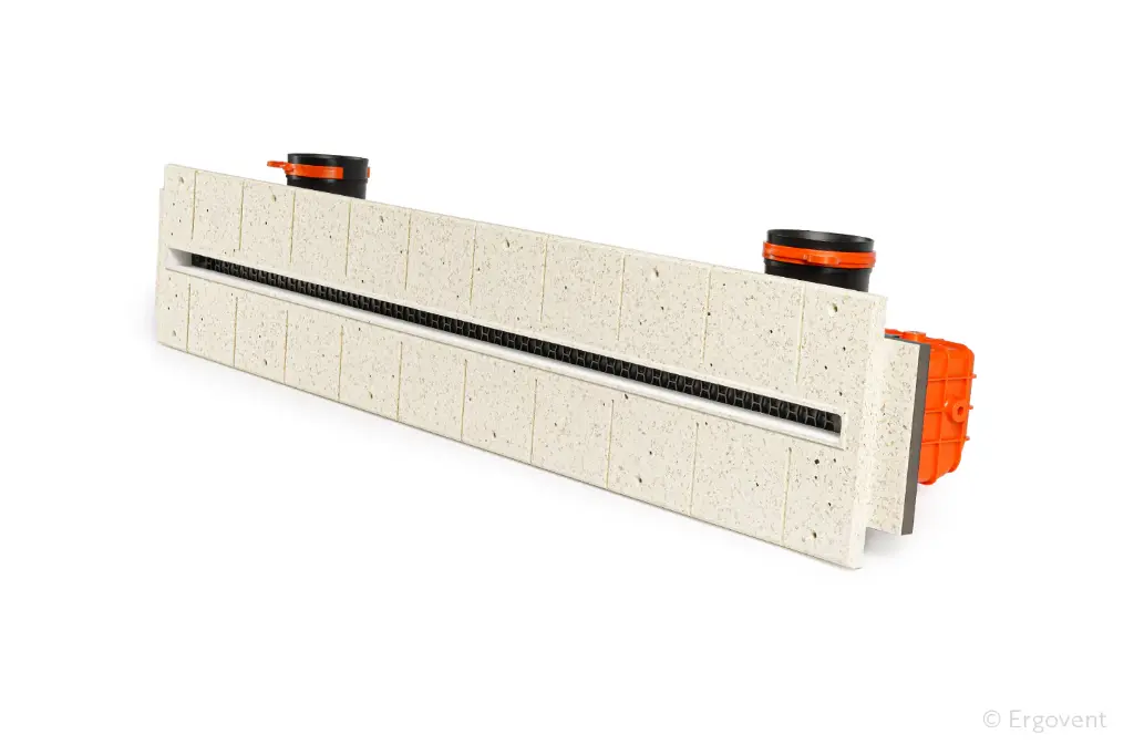 Ergovent difuzorius priglaistomas 1 plyšio LINEO PRO-1000/75 PROFILE