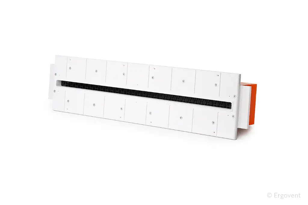 Ergovent difuzorius priglaistomas 1 plyšio vertikalus LINEO 600/75 PROFILE VERTICAL LN75.120.202