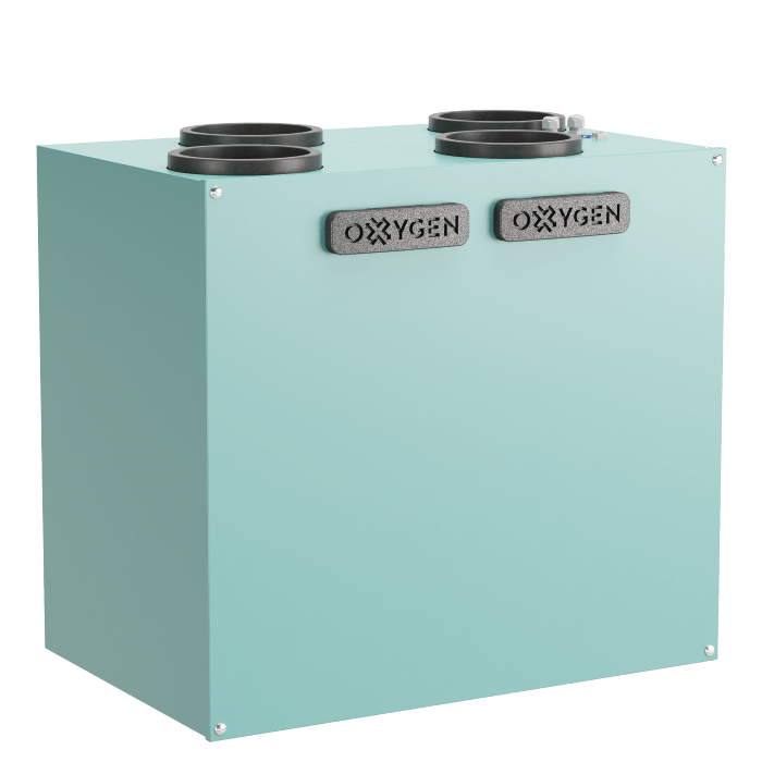 Easy V500E enthalpy wall-mounted unit right side with integrated CO2 sensor (A)