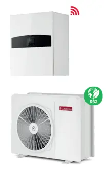 Šilumos siurblys Nimbus Plus 80 S NET R32 11.74kW be vandens šildytuvo,su valdikliu, WiFi moduliu, lauko davikliu ARISTON 3301888