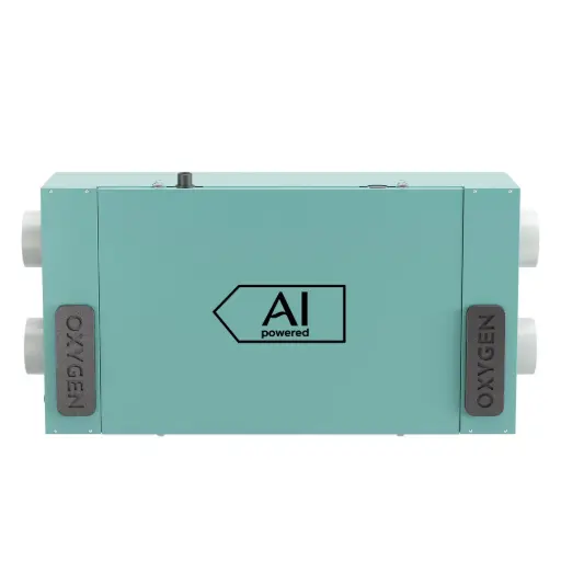 [P000138] Easy C200 ceiling-mounted unit left side with integrated CO2 sensor