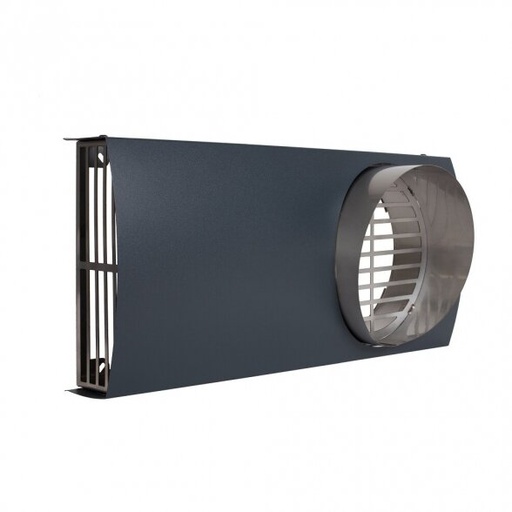 [P000322] Kombinuotos lauko grotelės 200/240 mm pilkos (STDP)