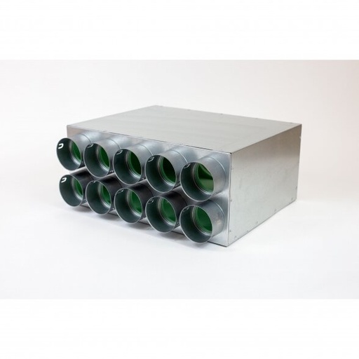 [P000357] Acoustic air distribution box 10x75 d160, 430x250x185 mm