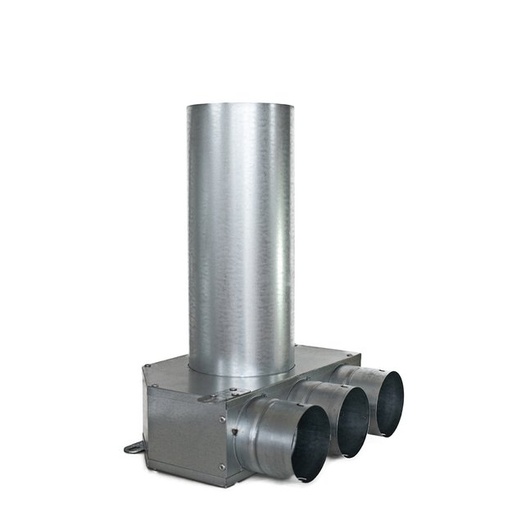 [P000359] Difuzoriaus dėžutė 3x75 d125, 235x150x300 mm