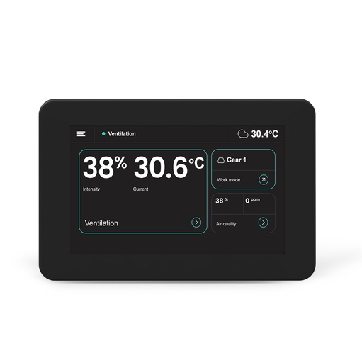 [P000005] LCD SimpleTouch panel with WiFi and Bluetooth black